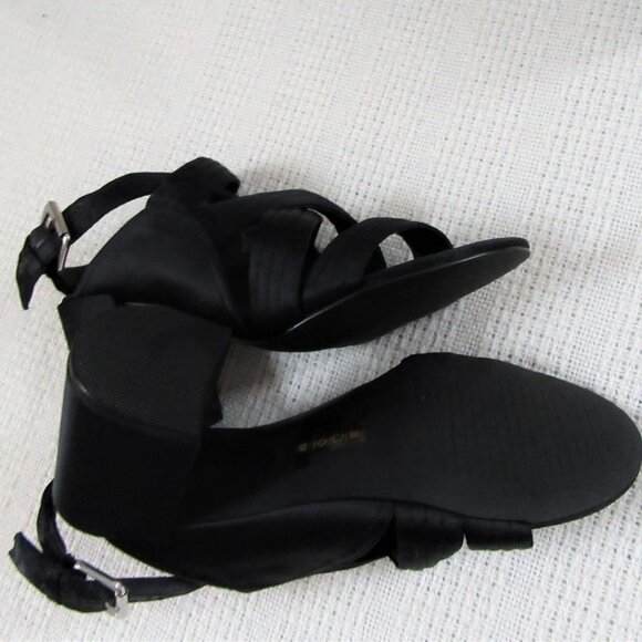 sz 7 new SOL SANA Gabby satin leather heels sandals - Picture 12 of 12